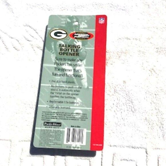 Talking Bottle Opener . ABC Monday Night Football . Green Bay Packers New in Pac - Picture 2 of 2